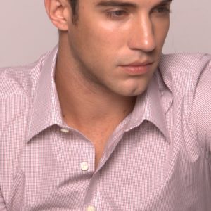Boston Red & Grey Check Formal Shirt - Image 5